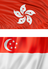 Hong Kong and Singapore